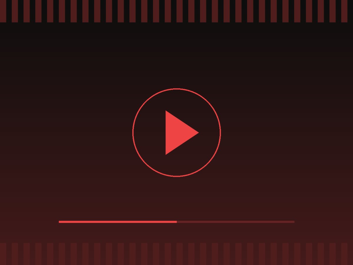 Generated video frame with subtitles and synthesized voice waveform